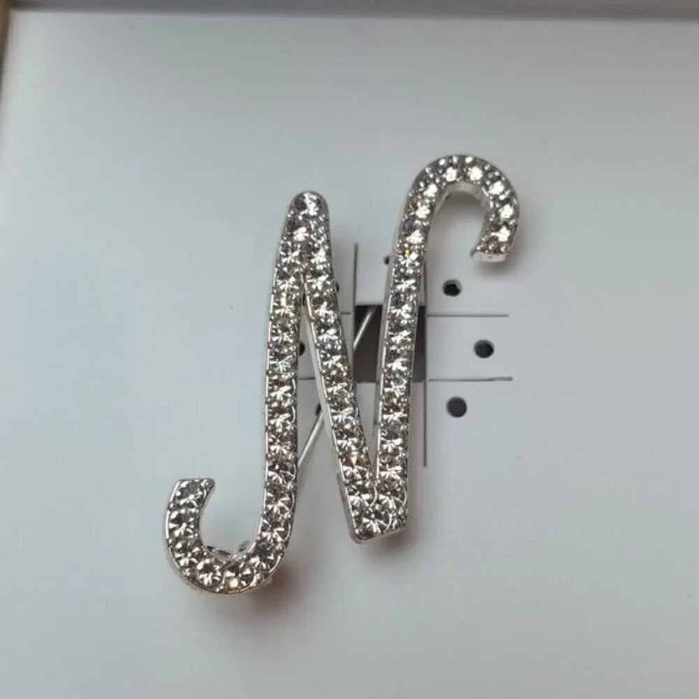 Charter Club Letter N Initial Pin